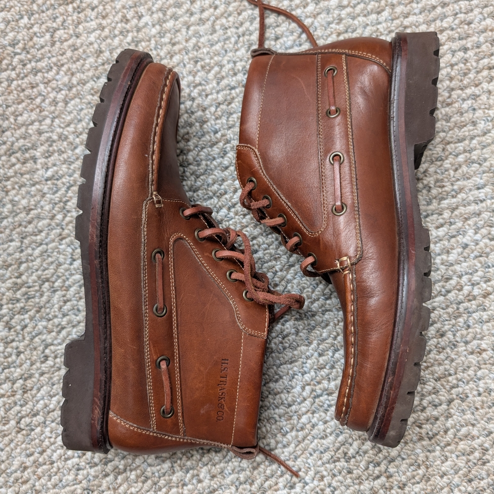Men's H.S. Trask and Co. Brown Leather Chukka Boots 9.5